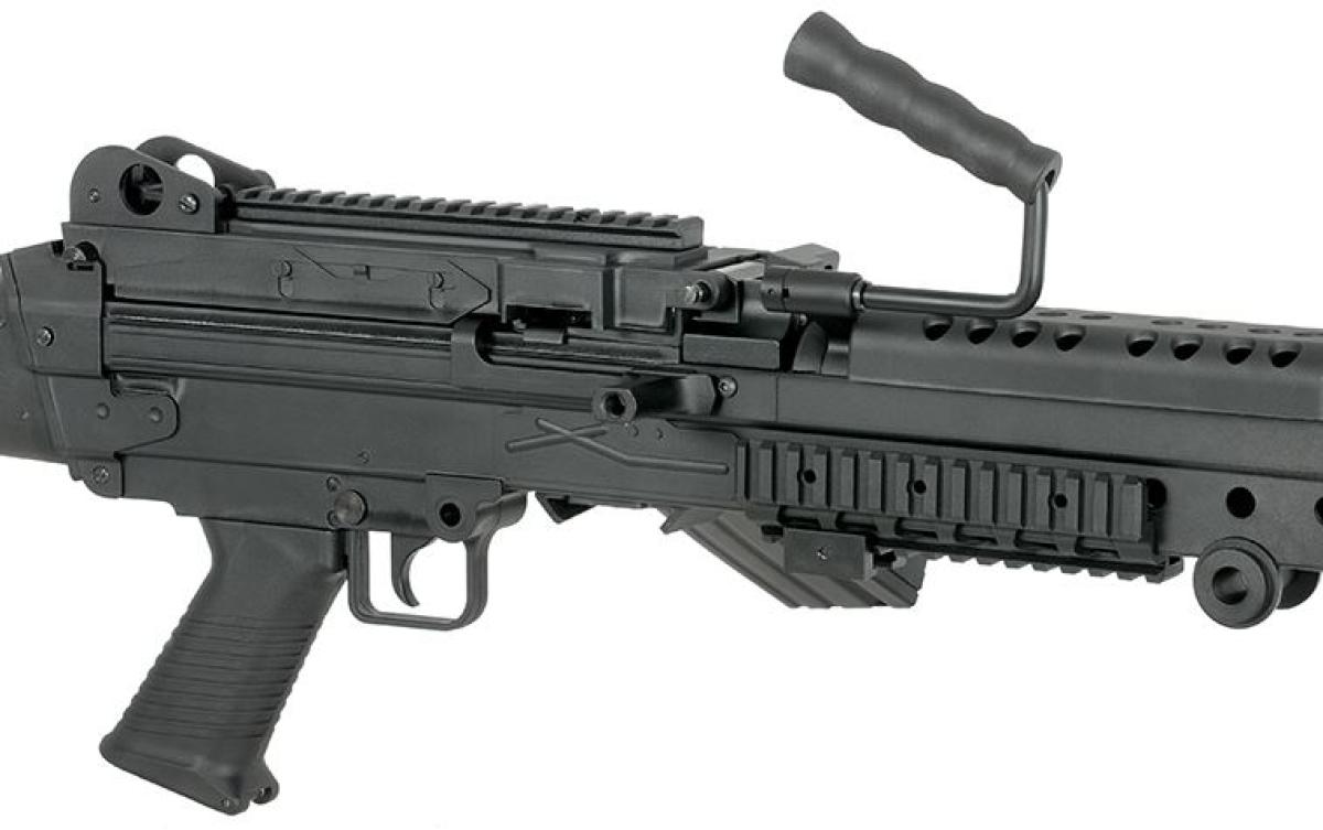 DBoys M249 SAW Sportsline LMG 0,5 Joule AEG Black